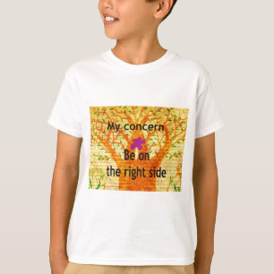 Camiseta Esteja do lado direito