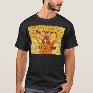 Camiseta Esteja do lado direito
