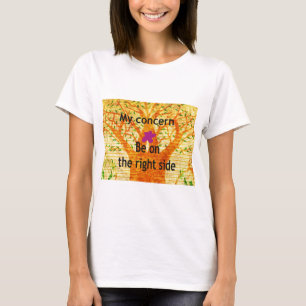 Camiseta Esteja do lado direito
