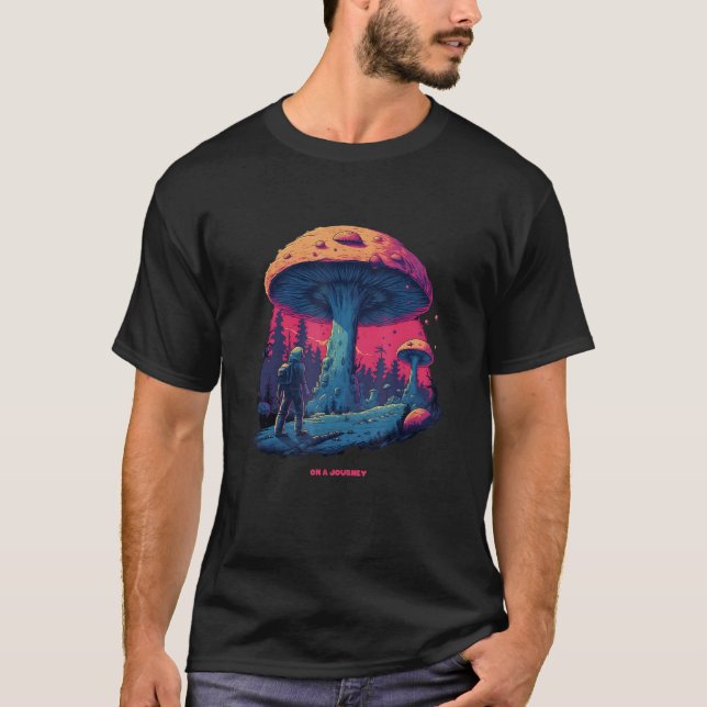Camiseta Esteja em uma jornada de mushroom, Nature Lover G (Frente)