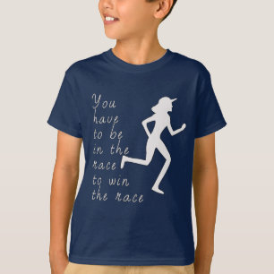 Camiseta Esteja na Corrida para Vencer a Corrida