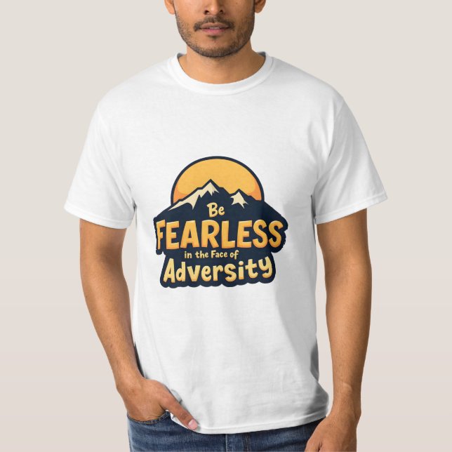 Camiseta Esteja sem medo diante da adversidade (Frente)