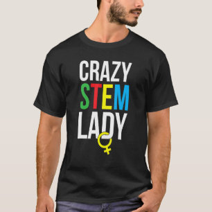 Camiseta Esteminista Para Mulher Cientista Feminina Ste