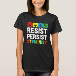 Camiseta Esteminista Para Mulher Cientista Feminina Ste