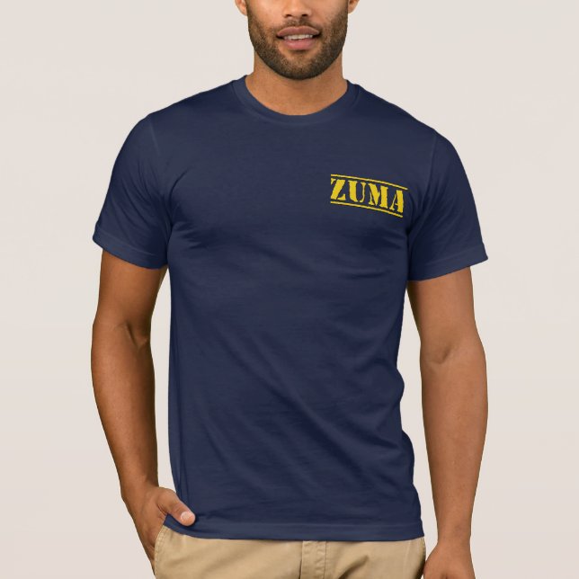 Camiseta Estêncil da PRAIA de ZUMA (Frente)