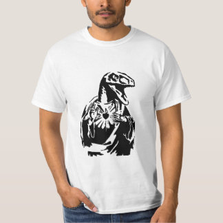 Camiseta Estêncil de Jesus do raptor