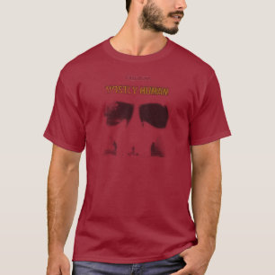 Camiseta Estêncil gráfico: Na maior parte humano