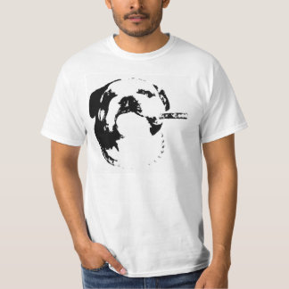 Camiseta Estêncil T do charuto do buldogue
