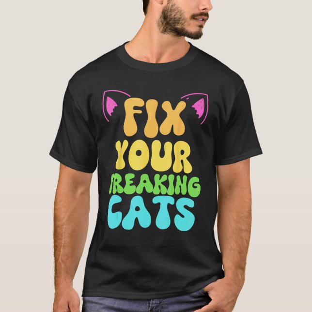 Camiseta Esterilizar castração animais abrigo resgate veter (Frente)
