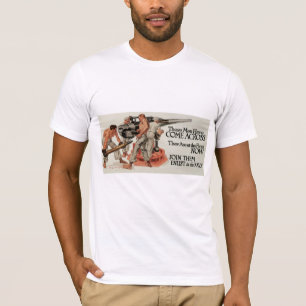 Camiseta Estes homens vieram transversalmente