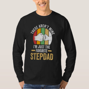 Camiseta estes não são meus eu sou apenas o padrasto favori