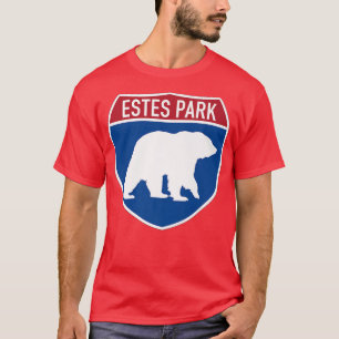 Camiseta Estes Park Colorado Bear CO Highway Interstate Sig