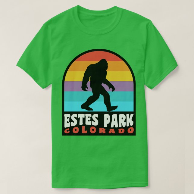 Camiseta Estes Park Colorado Montanhas Rochosas (Frente do Design)
