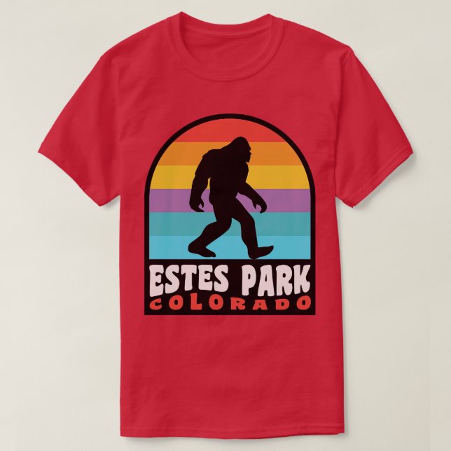 Camiseta Estes Park Colorado Montanhas Rochosas (Frente do Design)