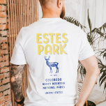 Camiseta Estes Park Colorado National Park Elk<br><div class="desc">Vintage design Estes Park Colorado t-shirt.  This unique vintage t-shirt also makes a great gift idea for those who love outdoor activities with friends and family.</div>