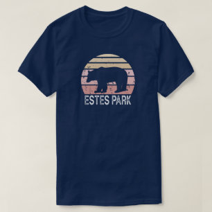 Camiseta Estes Park Colorado Urso Retro