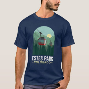 Camiseta Estes Park T Vintage Aerial Tram Estes Park Colora