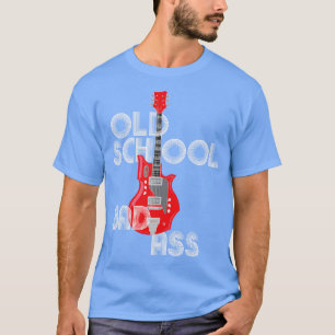 Camiseta Estes Vão Para Onze Velhas Escolas Vintage Guitar