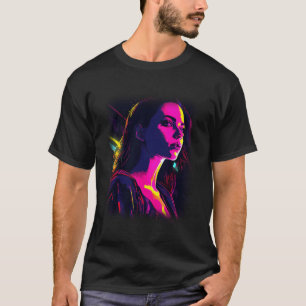Camiseta Estética Americana Rave Techno