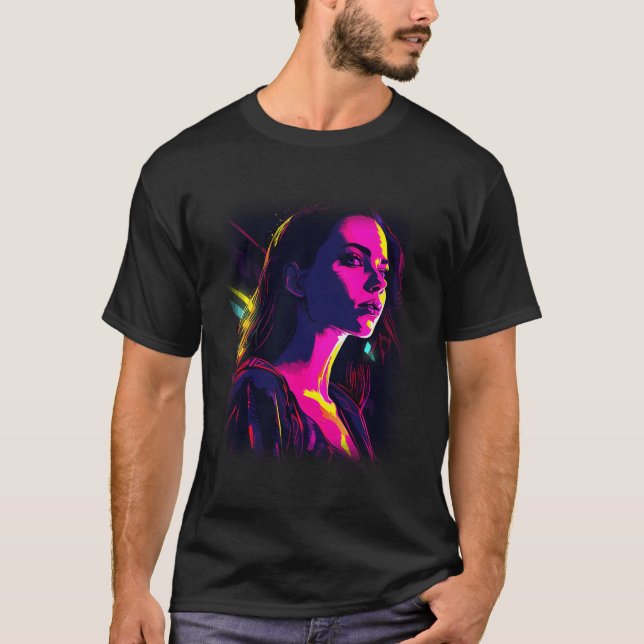 Camiseta Estética Americana Rave Techno (Frente)
