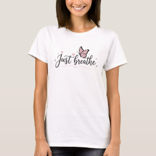 Camiseta Estética Borboleta Respira Fofo