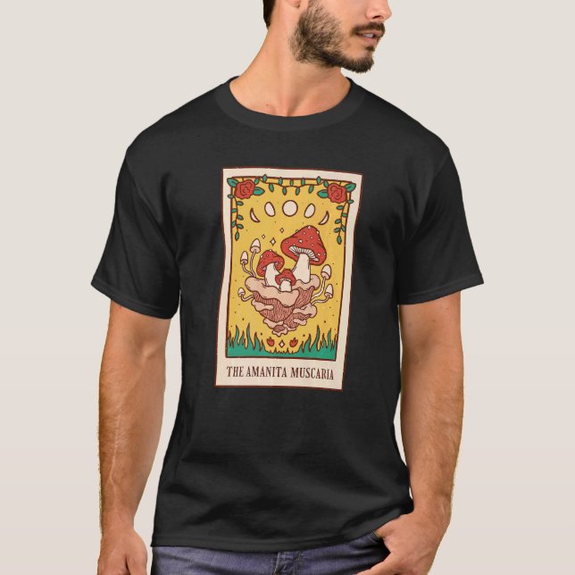 Camiseta Estética Celestial Lua Tripla Wicca Bruxa Tarot (Frente)