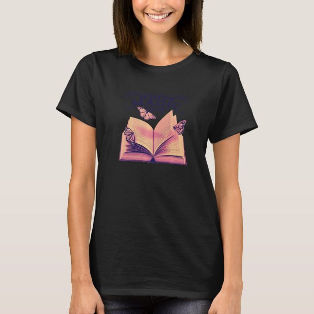 Camiseta Estética Celestial Tripla Moon Wicca Witchy Tarot (Frente)