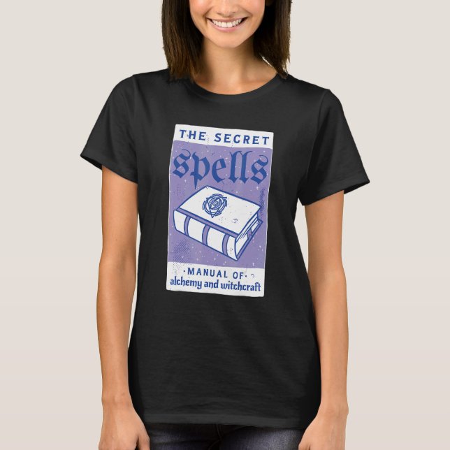 Camiseta Estética Celestial Tripla Moon Wicca Witchy Tarot (Frente)