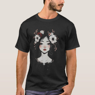 Camiseta Estética Cottagecore Feminina Arte da Natureza Fai