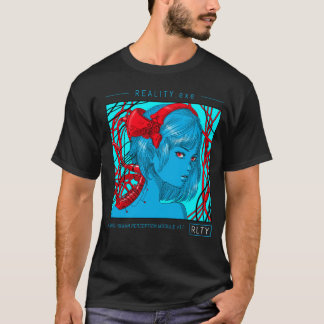 Camiseta estética Cyberpunk REALITY.exe