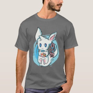Camiseta Estética da Comida japonesa - Raposa de Anime Kaw