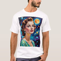 Estética da Imagem da Vintagem do Espaço Cosmico R