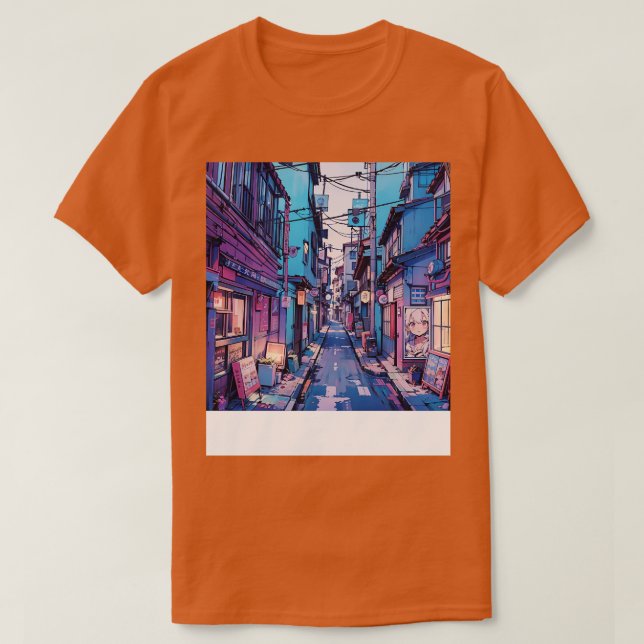 Camiseta Estética da rua 2 da casa japonesa (Frente do Design)