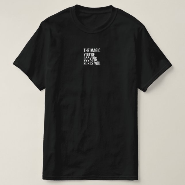 Camiseta Estética de 2014 - A Magia que Você Procura (Frente do Design)
