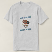 Camiseta estética de desenhos antigos com decisões