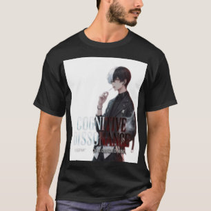 Camiseta Estética de Dissonância Cognitiva Anime Garoto Grá