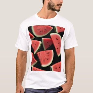 Camiseta Estética de fatia de melancia
