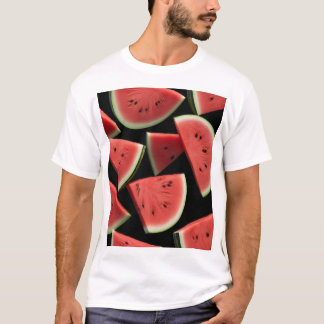 Camiseta Estética de fatia de melancia