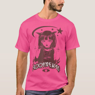 Camiseta Estética de Garota de Rock Gótico Luarengo Punk Ro