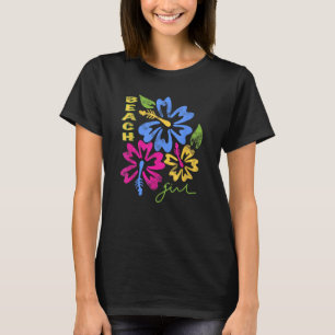 Camiseta Estética de Menina de Granola Salgada Vintage Verã
