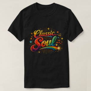Camiseta Estética de Música Retro Vintage Soul Clássico