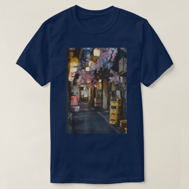 Camiseta Estética de Pintura em Arte Japonês Retro G (Frente do Design)