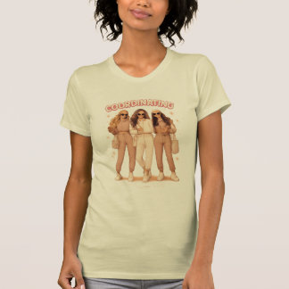 Camiseta Estética de Roupas Coordenadas Amigas Vibes