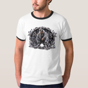 Camiseta Estética de Rua de Diamantes Mentalidade de Rei