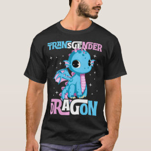 Camiseta Estética de Sinalizador Trans-Prioritário do Dragã