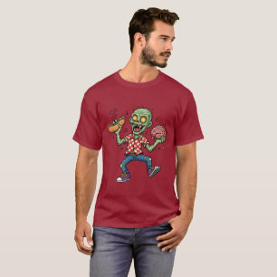 Camiseta Estética de Sobrevivência ao Apocalipse Z