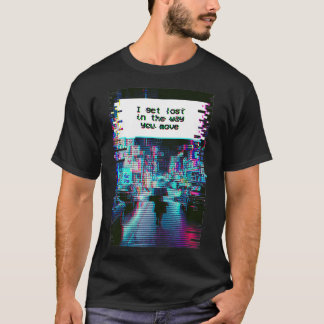 Camiseta Estética De Vaporwave Para Garota De Animação Que 
