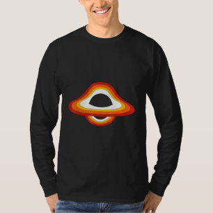 Camiseta Estética do buraco negro - Física do cientista min