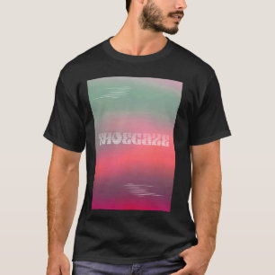 Camiseta Estética do Cobrir de Álbum ShoeGaze