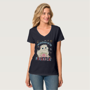 Camiseta Estética Do Gato, A Anatomia Do Gato Persa